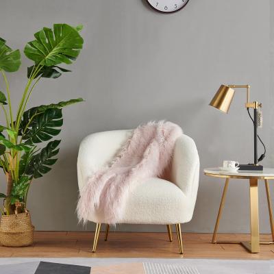 China Modern Design Foshan Single Seater Armchair Plush Luxury Armchair Living Room for sale