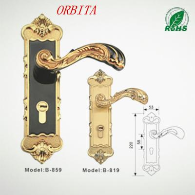 China cylinder bathroom door lock Cylinder Lock, 100% stainless steel anti-rust EU mortise lock for sale