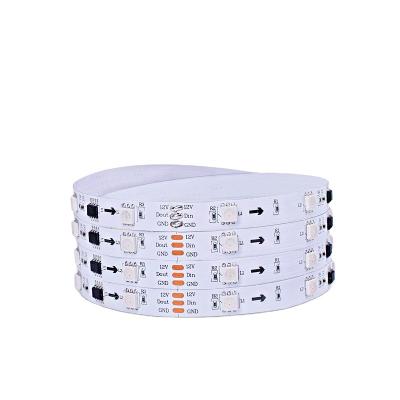 China Garden ; Hotel ; New Brand Customized Flexible Colorful RGB 6w LED Strip Light Home Decor Flexible Remote Control Strip Light For Office for sale