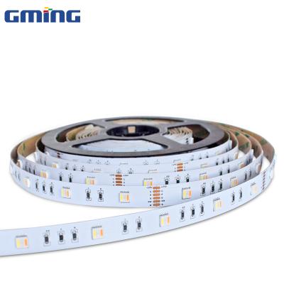 China Garden ; Hotel ; Home Decor Customized Product 24V Remote Control Led RGB+CCT Led Strip With UL ISO Certificate for sale