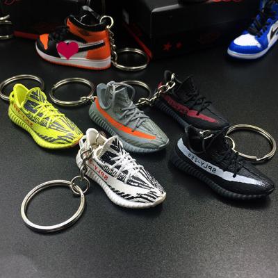 China Promotion 3D mini YZY 700 350 v2 AJ1 OUCH Jordan Shoes Sneaker Keychain gift for sale