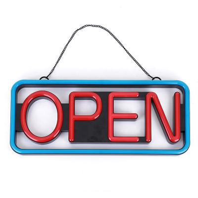 China Applicable to all medium and high-end restaurants LED high-grade ultra bright neon open sign remote control flashing models LED open sign display for sale