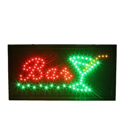 China Applicable to all medium and high-end restaurants 2020 48*25cm custom LED highlight display board bar list flashing sign for sale