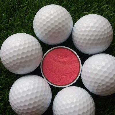 China Golf Match 3 Piece Surlyn Golf Ball Bulk Colored Surlyn For Match for sale