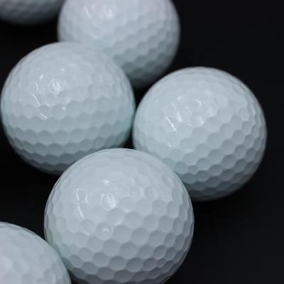 China Custom golf match oem promotional printing custom 3 layers surlyn tournament golf ball logo for sale