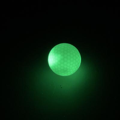 China Golf Match or Practice Custom Outdoor LED Light Up Golf Balls Glow in Dark Night Glow Golf Balls for sale