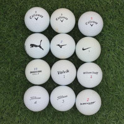 China Golf Course For Practice 70% Degree Used Golf Ball Branded New Golf Ball for sale