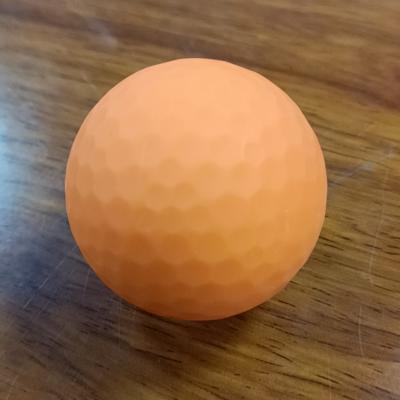 China Golf field for practice Newst golf ball matte colors with 3pc cvarious color golf ball practice/range ball for sale