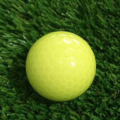 China Golf course for practice amazon tournament transparent surlyn wholesale hot selling shiny half cover 2 piece golf ball for sale