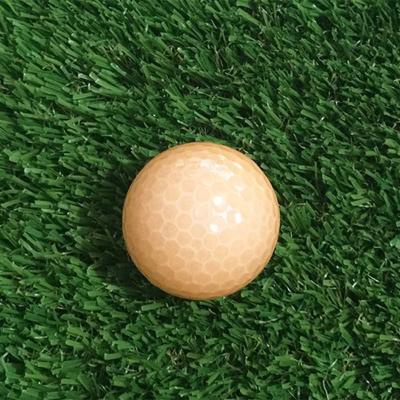 China Golf Course For Half Range Wholesale 2 Piece Transparent Tournament Golf Ball Practice Clear Green / Red for sale