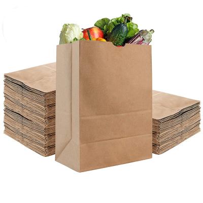 China Custom Logo Cheap Shopping Kraft Paper Bag Multi Size Wholesale Degradable Recyclable for sale