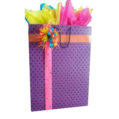 China Recyclable Luxury Daisy Flower Bag Kraft Gift Bags Birthday Bulk Seal for sale