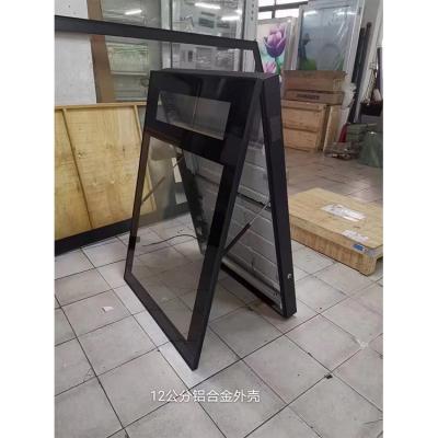 China Sustainable Black Aluminum Shell Wall Scrolling Advertising Light Box For Cinema for sale