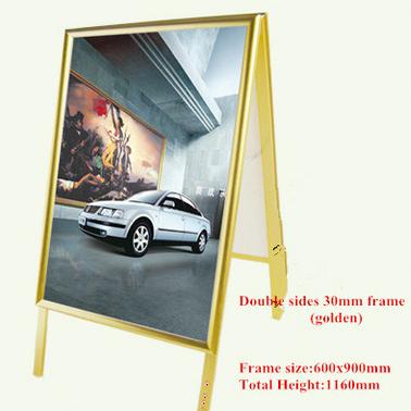 China Advertising Flash Promotion Floor Standing Poster Frame for sale