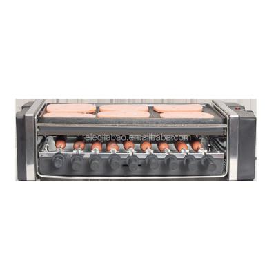 China OEM Equipment Easily Assembled Aluminum Barbecue Skewer Grill Automatic Cooking Machine for sale