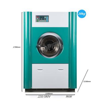 China Critical Cleaning/Hot Selling Automatic Residue Free Perchlorethylene Dry Cleaning Washing Machine for sale