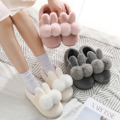 China Fashion trend soft unique unique winter faux fur warm light luxury casual shoes for woman home furry shoes for sale