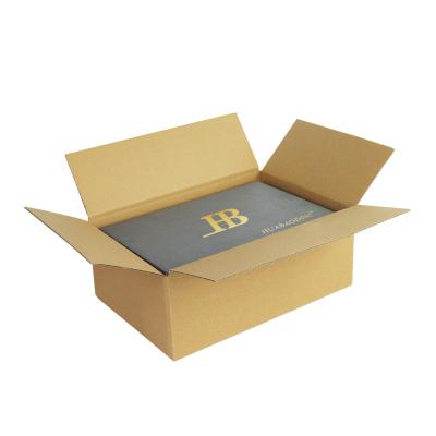 China Recycled Materials Corrugated Packaging Shipping Boxes Custom Logo Paper Cardboard To Protect For Goods for sale