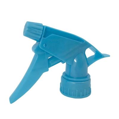 China Non Spill Blue Plastic China Pump Sprayer Handle Trigger Sprayer for sale