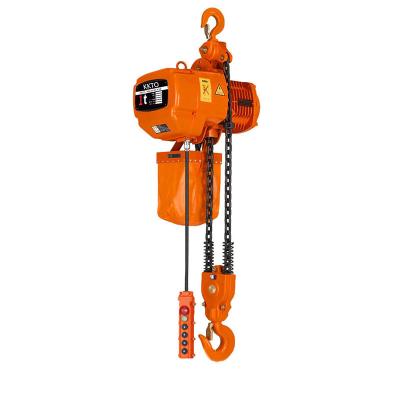 China Lifting Industry Customized Hook Type 1 ton 2 ton 3 ton 5 ton Electric Chain Hoist With Trolley for sale