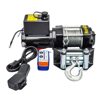 China AUTO Customized 12000lbs Heavy Duty Electric Car Winch Traction Off Road Winch With Wireless Control for sale