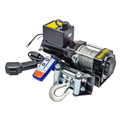 China AUTO high quality 12V 24V DC 5000lbs motor power mini electric winch for sale