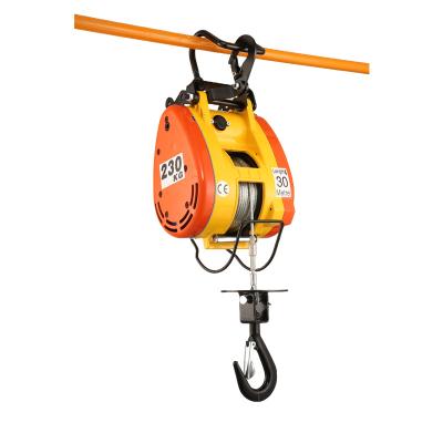 China Lifting Goods 180kg small electric hoist Household micro crane in shopping mall 220V electric hoist for sale