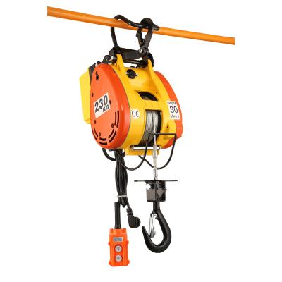 China Lifting Goods 160kg 180kg 230kg 250kg 300kg 500kg Capacity Mini Suspending Electric Winch 1600W Motor Electric Winch for sale