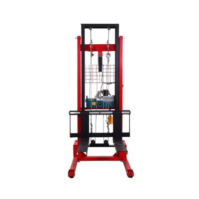 China Lifting Goods Hydraulic Manual Stacker Forklift 2 Ton 1.6M Hand Pallet Truck Stacker for sale