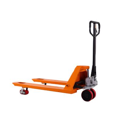 China Hotels Wholesales factory price 3000kg 2500kg rubber pu wheel hand truck ce hydraulic manual pallet jack for sale