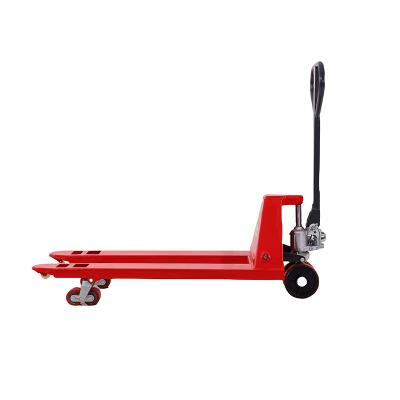 China Hotels Standard/heavy duty rough all terrain long hand pallet truck for sale