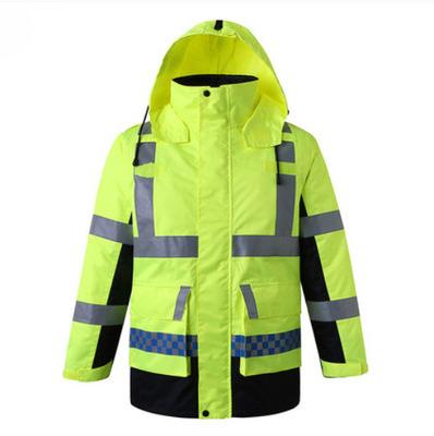 China Water Proof Cotton Clothes Winter Removable Workwear, Cotton Riding Clothes, Reflective Raincoats With Inner Sleeves for sale