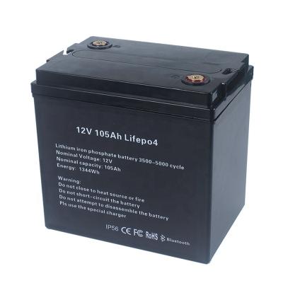 China Storage Luyuan 12V 105AH Solar Power Systems Preassembled Lifepo4/LFP Battery Finish Pack Using Genuine Grade A Cell For Solar/Car/Boat for sale