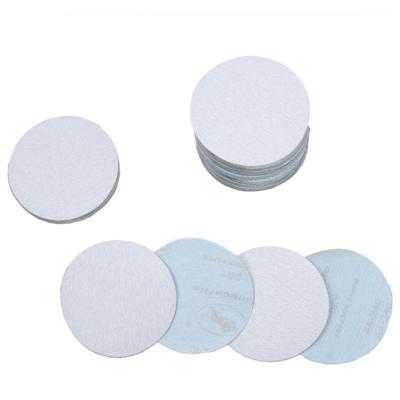 China Multi Purpose Grinding And Efficient Grinding 125mm Hook Ring Set Off Sandpaper Tray With Blue Paper And White Sand for sale