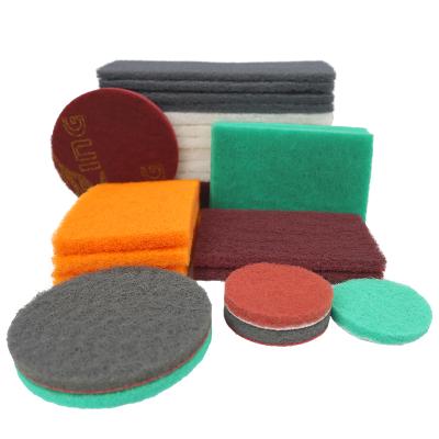 China Industrial Alunimium Oxide Cleaning /Scrub Scrubbing Pad Abrasive Sheets For Polishing And Grinding for sale