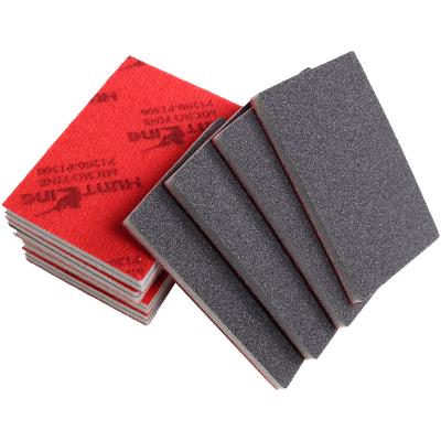 China Sponge Fit Brown Flexible Abrasive Foam Sanding And Polishing Block for sale