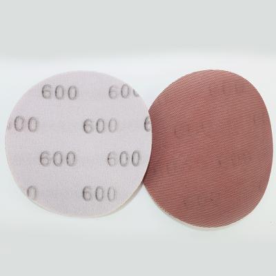 China Free Sample Mesh Discs Abrasive Mesh Sanding Polishing Discs Sand Hook and Loop Paper Abrasive Net Sand for Car Polishing for sale