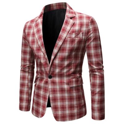 China 80% Polyester Fashion Lapel Suit Hot Slim Fit Prom Wedding Blazer Mens Formal Peaked Terno Masculino for sale