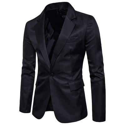 China 70% Cotton Quick Ship 9 Colors Mens Slim Fit Bottom One Suit Mens Business Formal Suit Wedding for sale