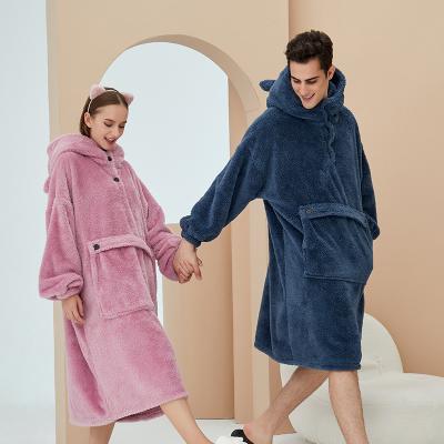 China Luxury 100% pure cotton fashion cotton bathrobe for men and women for sale