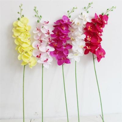 China Hot Sale Home Artificial Plants Amazon Decoration Fake Flower Moth Orchid For DIY Flower Arrangement for sale