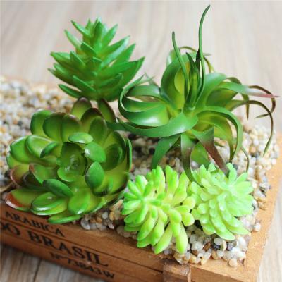 China Hot Sale Indoor Small Size Artificial Plants Amazon Decoration Fake Flower Succulents For Home Decoration for sale