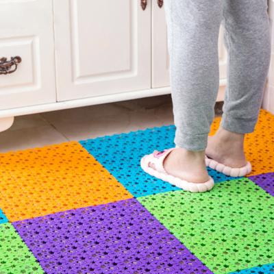 China High Quality Waterproof Material PVC Floor Mat For Kitchen And Bath Room for sale