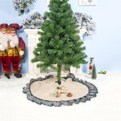 China Christmas Tree Decoration Christmas Tree Skirt 100cm Cover Base For New Year Home Decoration Christmas Tree Ornament for sale