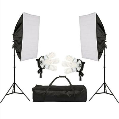 China Professional Studio Light 50x70cm/60x60cm/60x90cm Softbox Photo Studio Set Photography Softboxes for sale