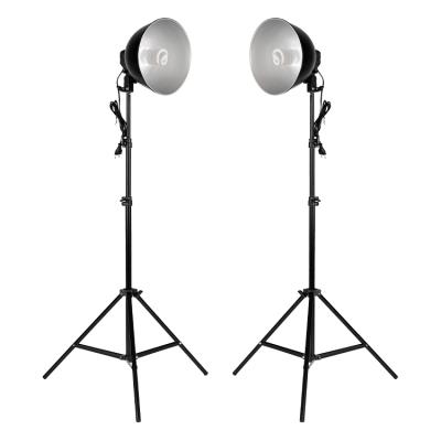 China Studio Photography Shooting 2 x 45W 5500K Tabletop Studio Lighting Kit /Aluminum Reflector for sale