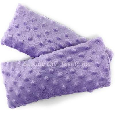 China Anti-bacteria Plush Bubble Fleece Lavender Eye Rest Weighted Warm Cold Aromatherapy Lavender Eye Pillows for sale