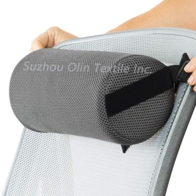 China Professional Anti-Static Lumbar Roll Cushion Breathable Chair Seat 3D Mesh Cushion Low Back Supply Support for sale