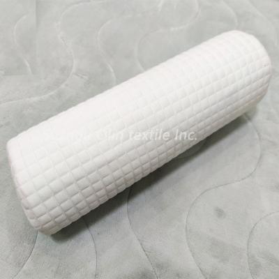 China Anti-Static Mold Memory Foam Lumbar Bolster Cushion Roll Cervical Bolster With Breathable Cover for sale