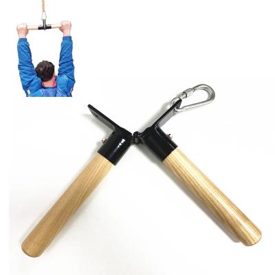 China Home Gym Commerical Home Use Wall Mount Pull Up Bar Crossfit Portable Foldable Hanging Wooden Bar Door Pull Up Bar Fitness Equipment for sale